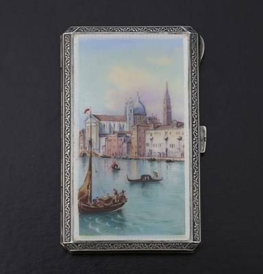Lot 247 - An early twentieth-century silver and enamel...