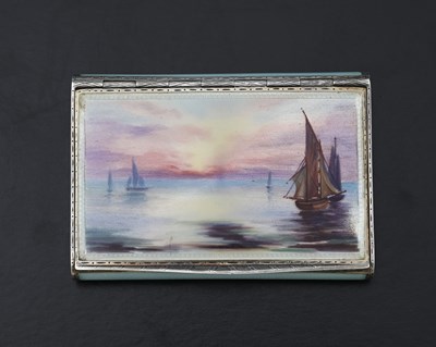 Lot 245 - An early twentieth-century silver and enamel...