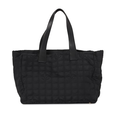 Lot 331 - Chanel, a black Travel Line tote.
