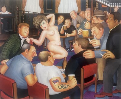 Lot 310 - Beryl Cook (British, 1926-2008), Lunchtime...