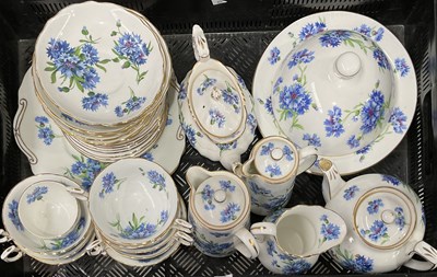 Lot 42 - A Hammersley China tea service, cornflower...