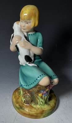 Lot 89 - A Royal Worcester porcelain figure, 'The...