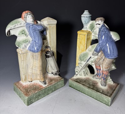 Lot 88 - A pair of Rye Pottery '2000' bookends, each in...