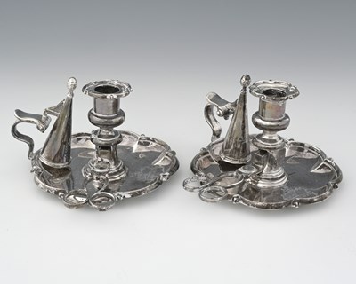 Lot 276 - A pair of George IV Regency silver...