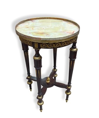 Lot 719 - A french Empire style mahogany and...