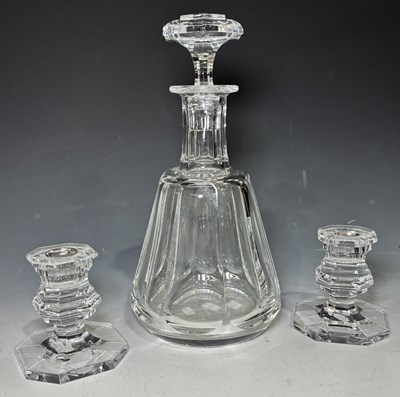 Lot 156 - A Baccarat crystal Harcourt decanter and...