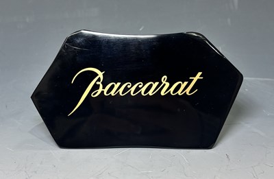 Lot 151 - Baccarat advertising paperweight, 14.5cm wide