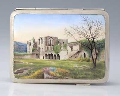Lot 350 - A Victorian silver and enamel aide memoire, of...
