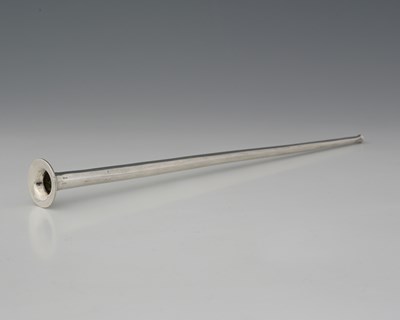 Lot 335 - An Edwardian novelty silver snuffer, modelled...