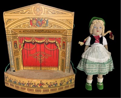 Lot 13 - A Pollock's Theatre toy model with fairy...