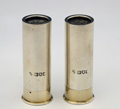 Lot 234 - A pair of Victorian novelty silver and...