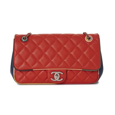 Lot 338 - Chanel, a Cuba Colour Flap handbag.