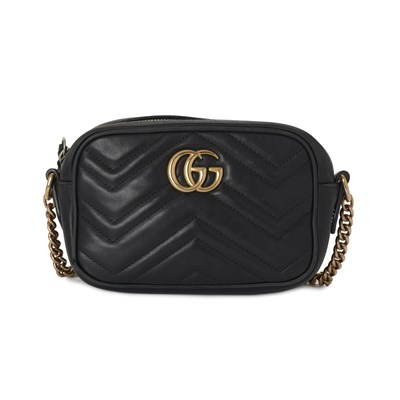 Lot 405 - Gucci, a mini Marmont camera bag.