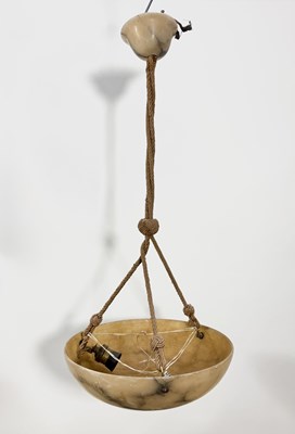 Lot 690 - An early 20th century grey veined alabaster...