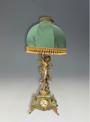 Lot 648 - An early 20th century onyx and gilt metal...