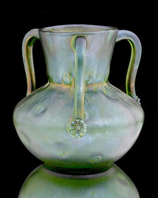 Lot 561 - Loetz, a Secessionist iridescent glass Crete...