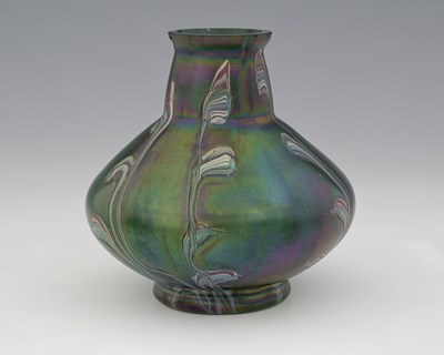 Lot 428 - Josef Rindskopf, a Secessionist iridescent...