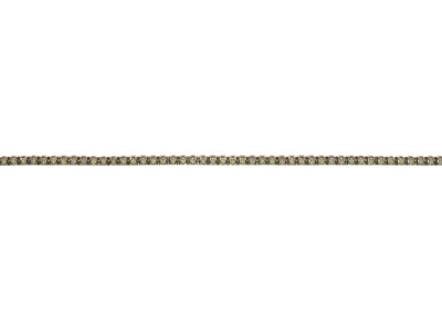 Lot 52 - An 18ct gold green diamond line bracelet