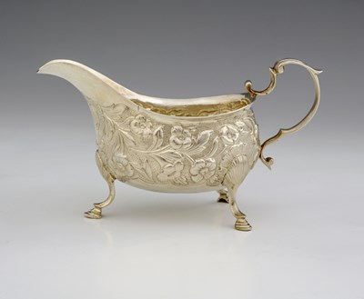 Lot 169 - Ireland, a George III Irish silver sauce boat,...