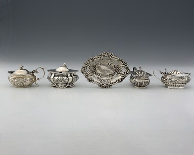 Lot 279 - A group of hallmarked silver, comprising four...