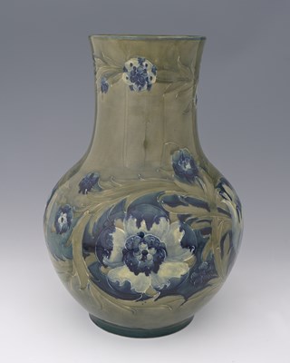 Lot 538 - William Moorcroft, a large Late Florian vase,...