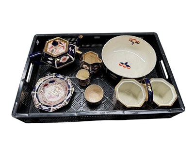 Lot 54 - A Late 19th century Gaudy Welsh Imari part tea...