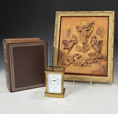 Lot 274 - A Matthew Norman gilt brass carriage timepiece,...