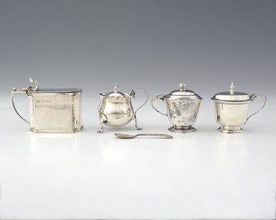 Lot 356 - Four twentieth-century hallmarked silver...
