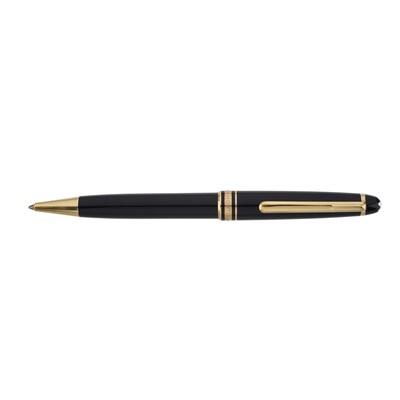 Lot 494 - Montblanc, a black classic Meisterstuck ballpoint pen.