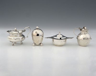 Lot 96 - Four twentieth-century hallmarked silver...