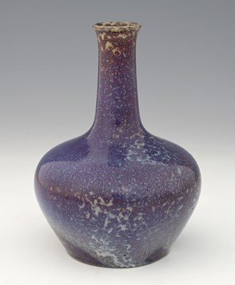 Lot 629 - Ruskin Pottery, a High Fired vase, 1905, onion...