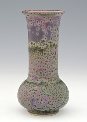 Lot 630 - Ruskin Pottery, a High Fired vase, 1908,...