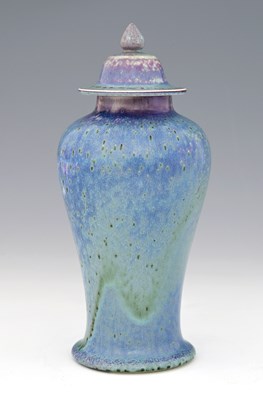 Lot 631 - Ruskin Pottery, a High Fired vase, 1905, of...