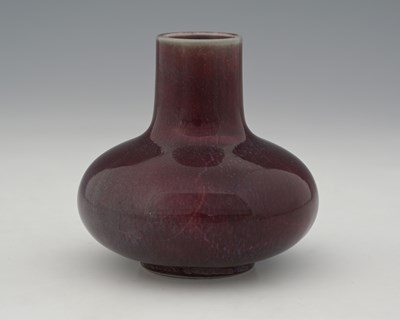 Lot 609 - Ruskin Pottery, a small High Fired vase, 1920,...