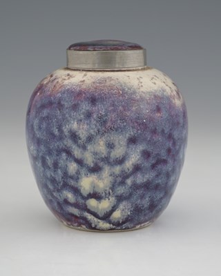 Lot 620 - Ruskin Pottery, a High Fired ginger jar, and a...