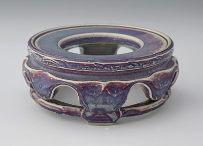Lot 626 - Ruskin Pottery, a High Fired vase or lamp...