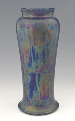 Lot 608 - Ruskin Pottery, a Kingfisher lustre vase, 1921,...