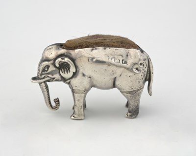 Lot 178 - An Edwardian silver novelty pin cushion,...