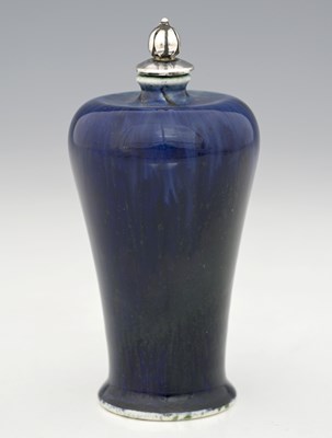 Lot 649 - Ruskin Pottery, a small Souffle glazed vase...
