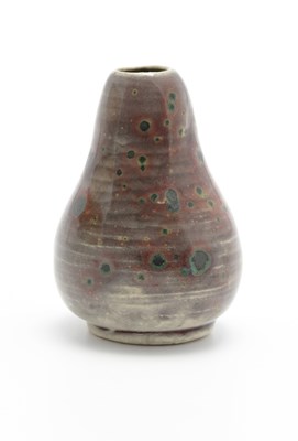 Lot 596 - Ruskin Pottery, a miniature High Fired vase,...