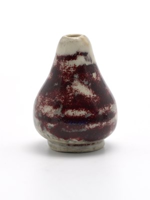 Lot 615 - Ruskin Pottery, a tiny High Fired vase, circa...