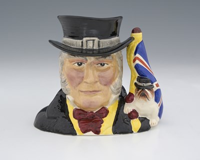 Lot 711 - A Royal Doulton prototype character jug, John...
