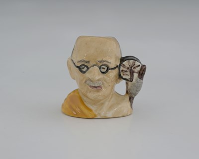 Lot 707 - A Royal Doulton Tiny character jug, Gandhi, in...