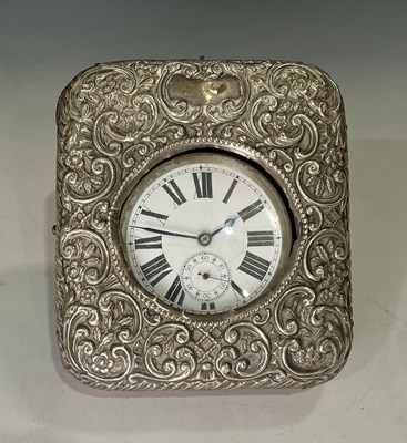Lot 259 - An Edwardian Goliath pocket watch, 5.5cm dial...
