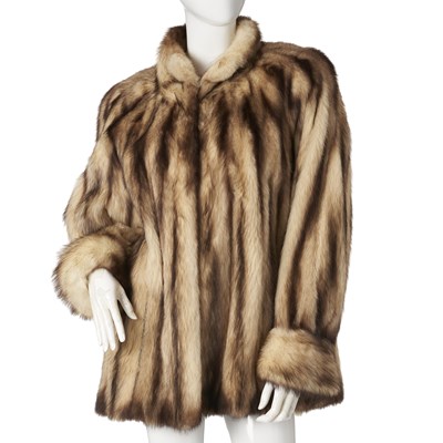 Lot 549 - A fitch fur jacket.
