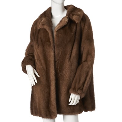 Lot 543 - Faulkes, a demi-buff mink fur jacket.