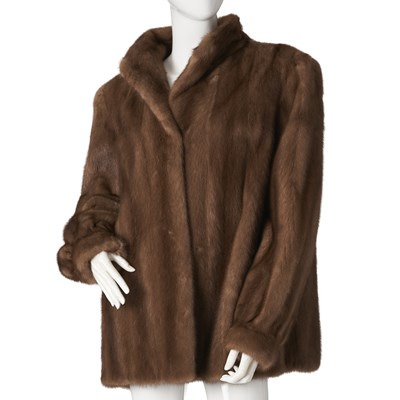 Lot 560 - Charles Moss Furs, a demi-buff mink fur jacket.