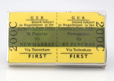 Lot 20 - Racing and railways interest, a Victorian...