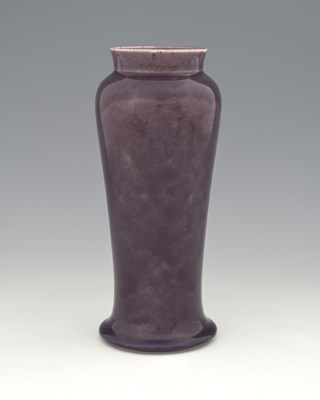 Lot 643 - Ruskin Pottery, a High Fired type vase, 1919,...