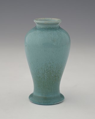 Lot 652 - Ruskin Pottery, a small Souffle glazed vase,...
